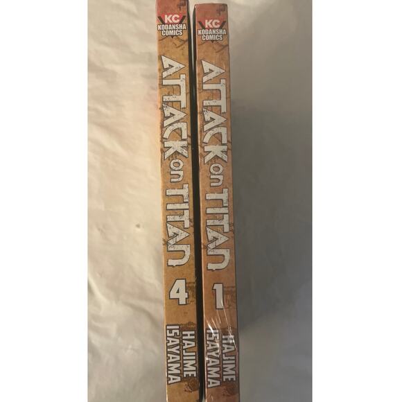 Attack on Titan by Hajime Isayama VOL. 1. & 4.  - Kodansha Comics NEW - Picture 8 of 8